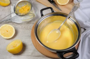 lemon curd maison dans un bocal
