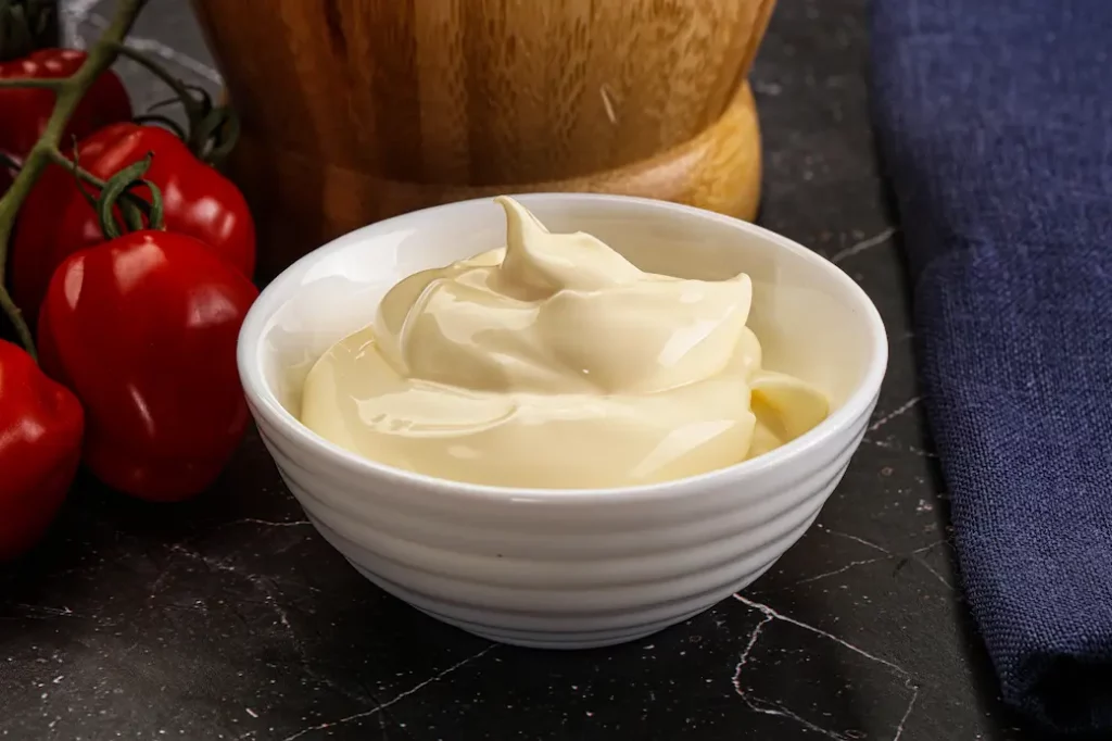 sauce mayonnaise maison dans un ramequin