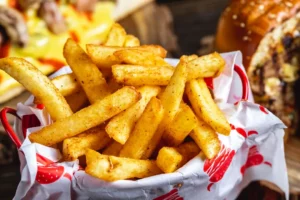 frites maison dans un cornet