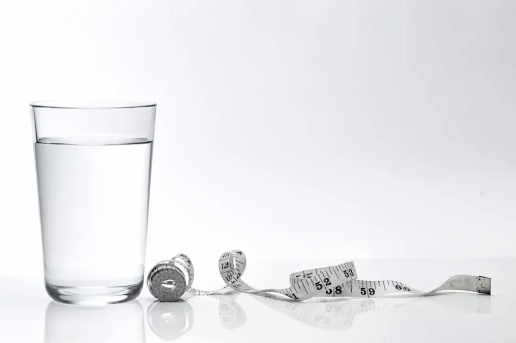 mesurer avec un verre